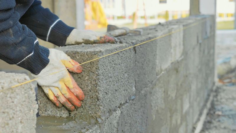 Block Foundation Installation detail